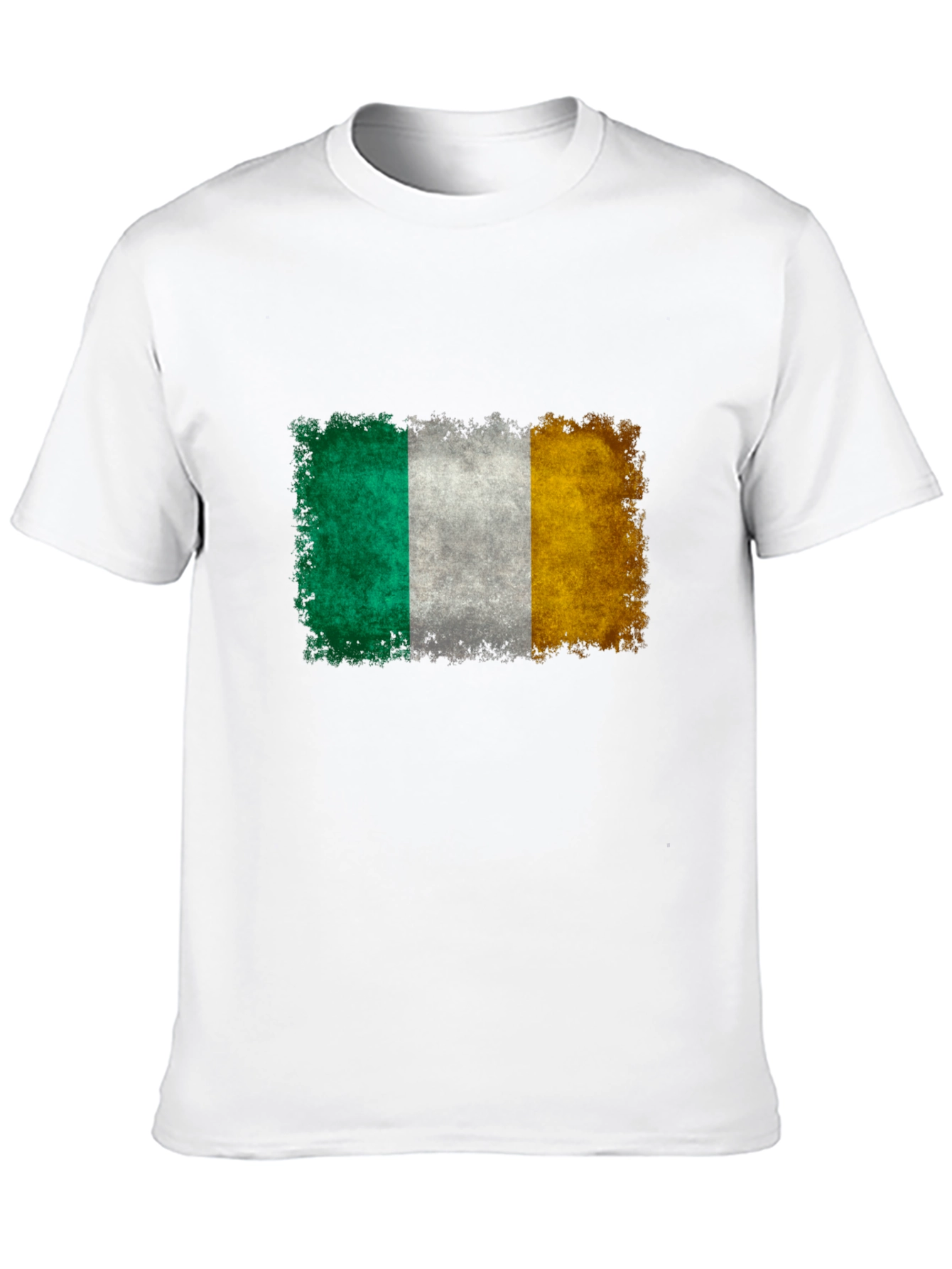 Irish Flag T-Shirt - Distressed Graphic Tee