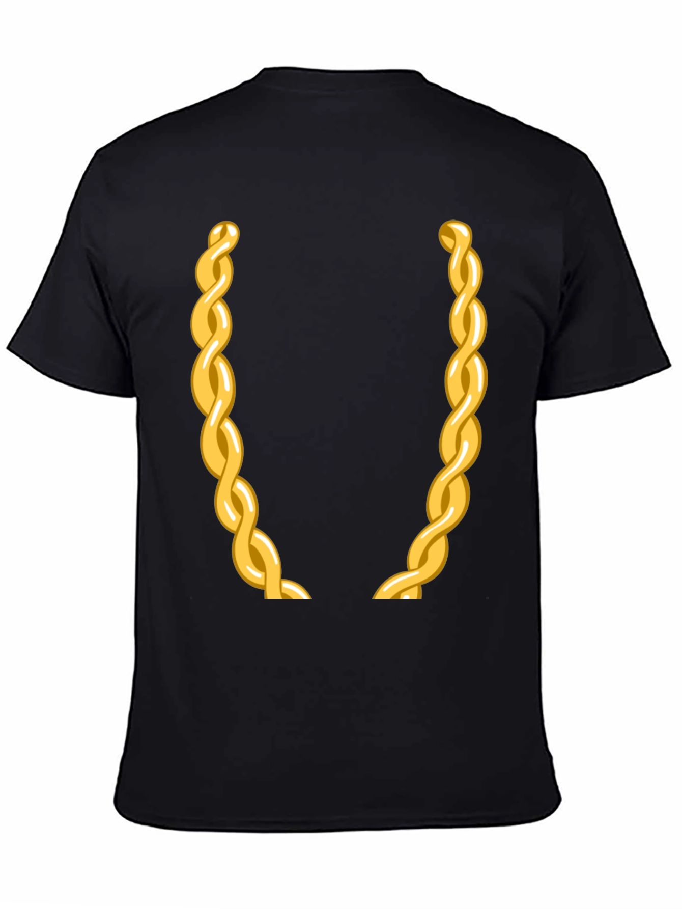 Gold Chain Graphic Tee - Party Ready!