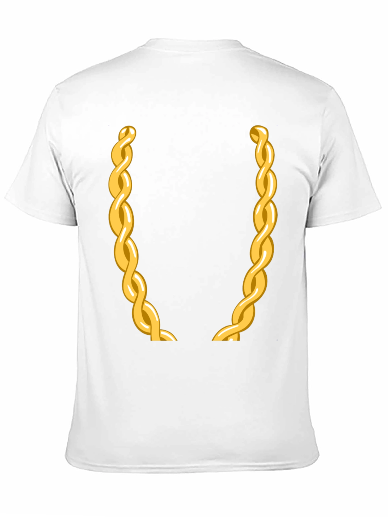 Gold Chain Graphic Tee - Party Ready!