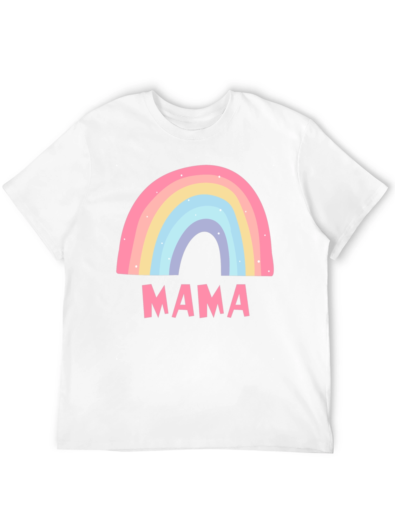 Mama Rainbow Graphic Tee - Cute Mothers Day Shirt