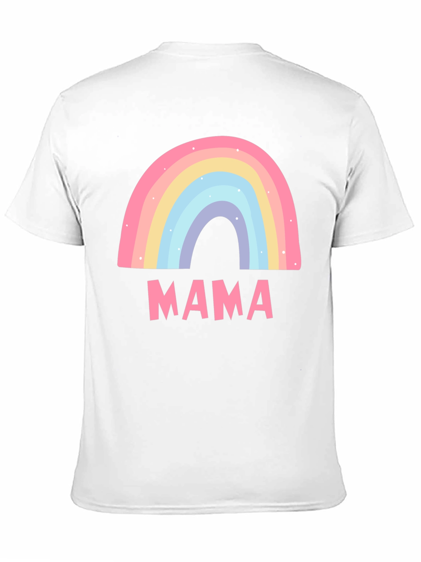 Mama Rainbow Graphic Tee - Cute Mothers Day Shirt