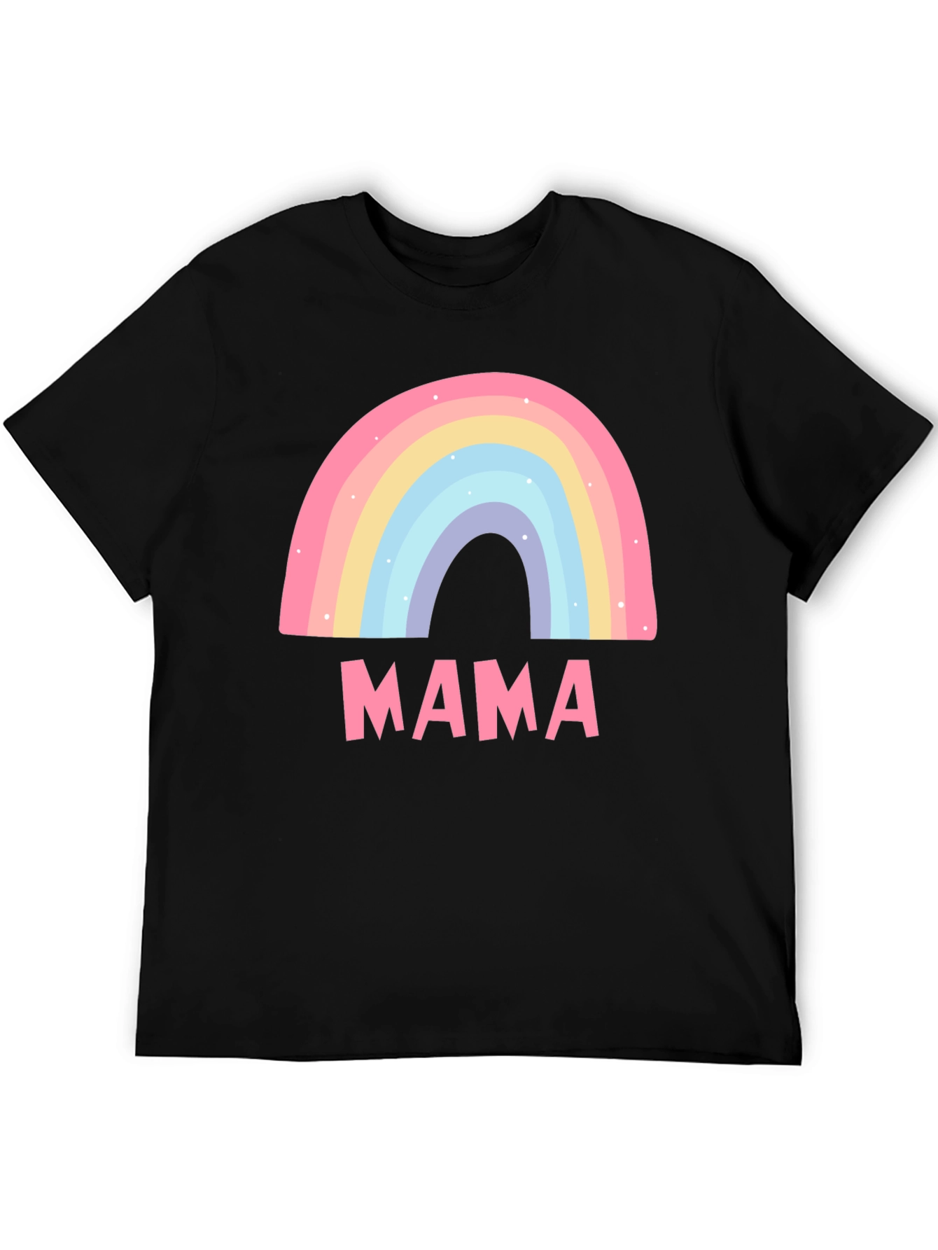 Mama Rainbow Graphic Tee - Cute Mothers Day Shirt