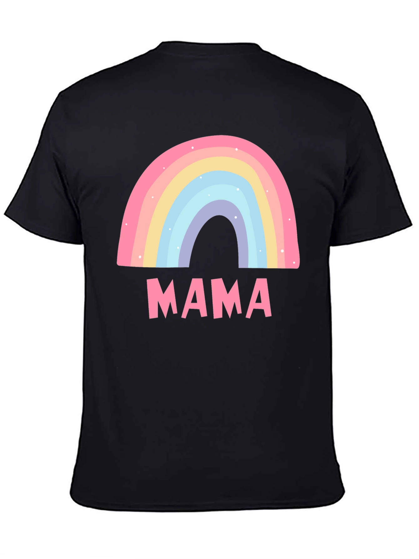 Mama Rainbow Graphic Tee - Cute Mothers Day Shirt