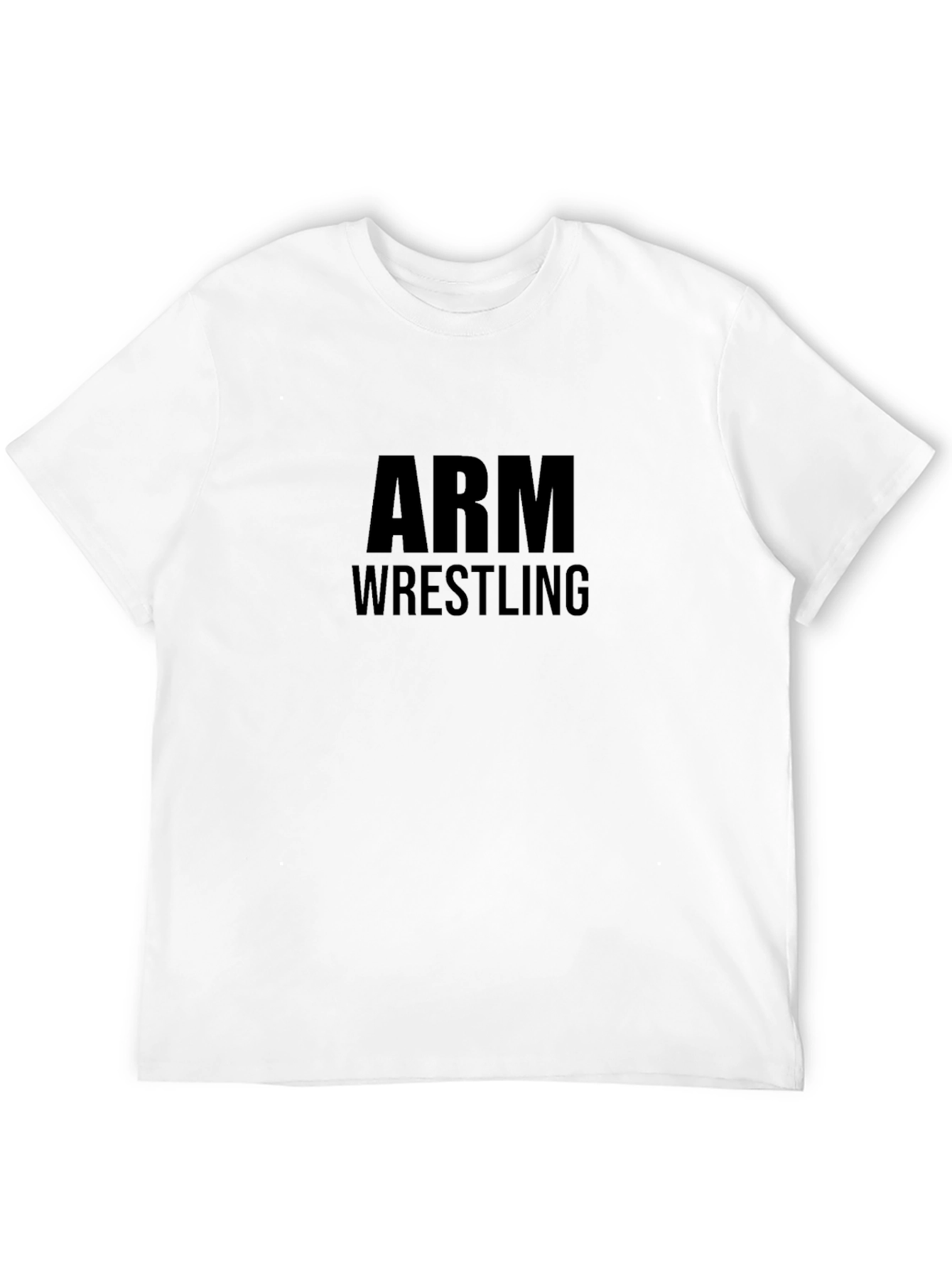 Arm Wrestling Graphic Tee - Black T-Shirt