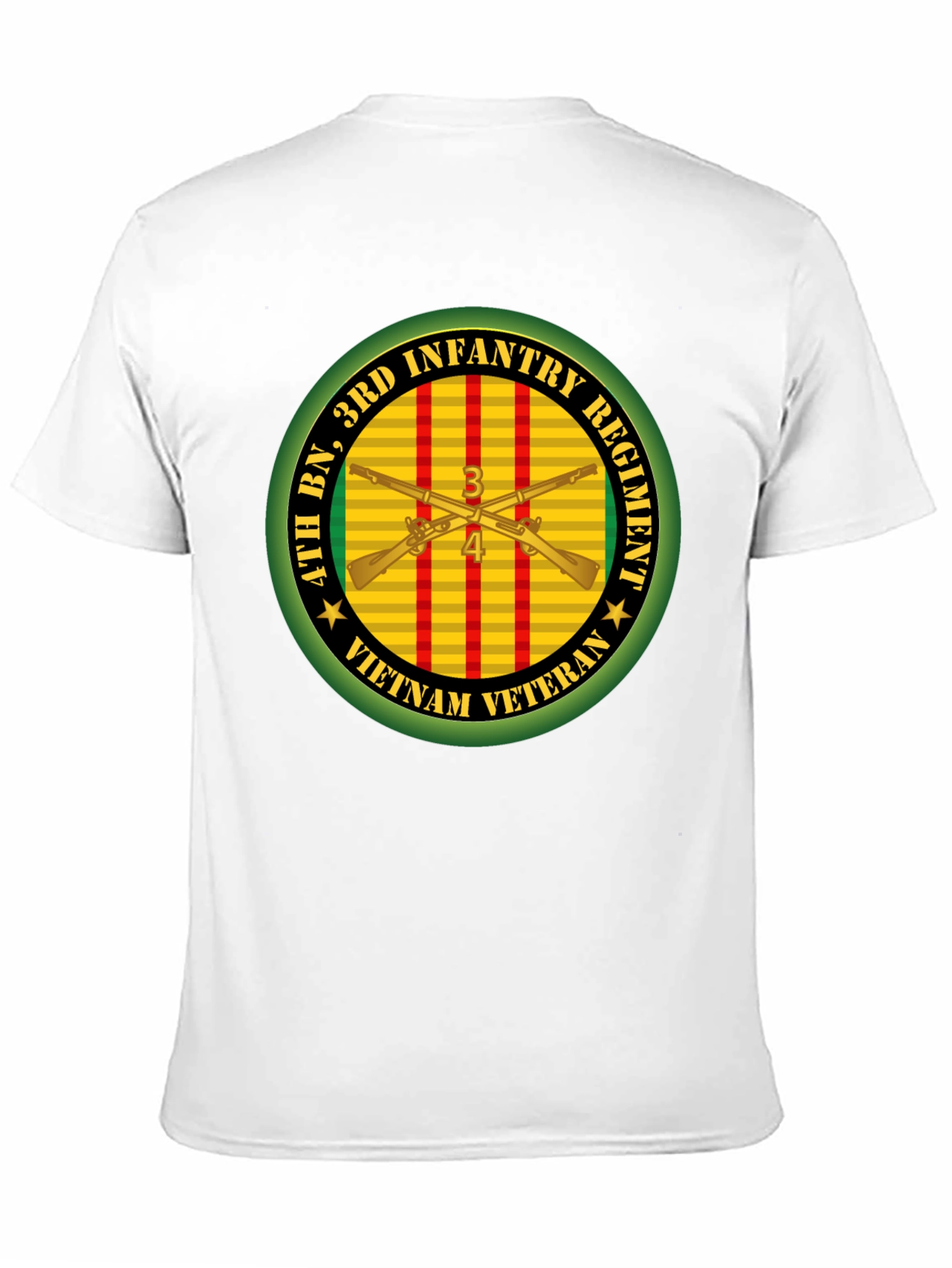 Vietnam Veteran 4th BN 3rd Infantry Regiment T-Shirt