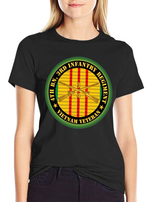 Vietnam Veteran 4th BN 3rd Infantry Regiment T-Shirt