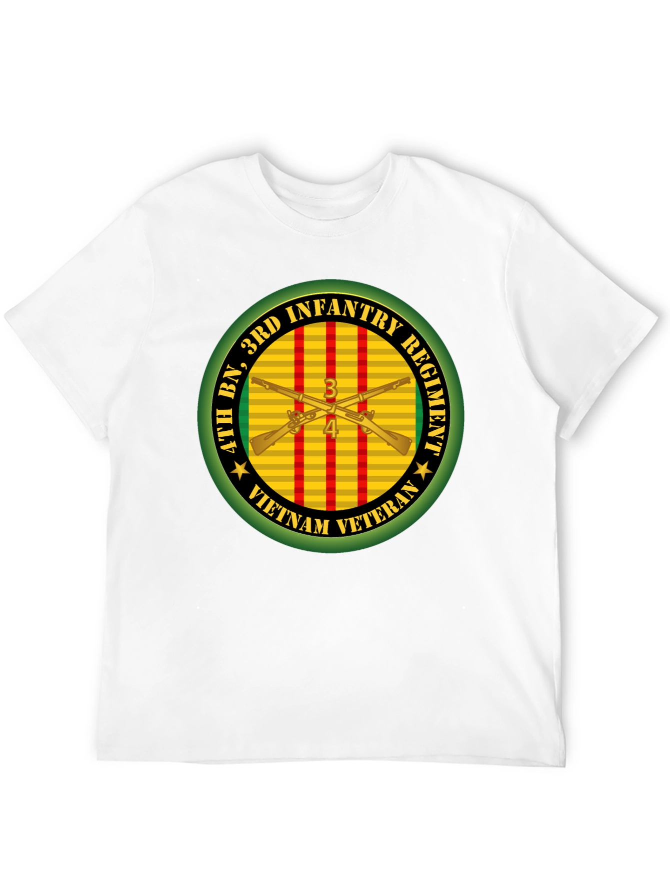 Vietnam Veteran 4th BN 3rd Infantry Regiment T-Shirt