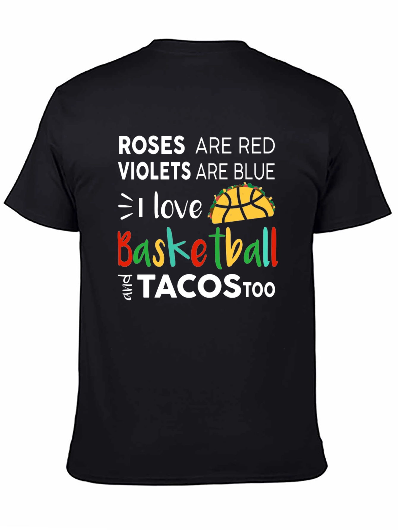 Basketball and Tacos Graphic Tee