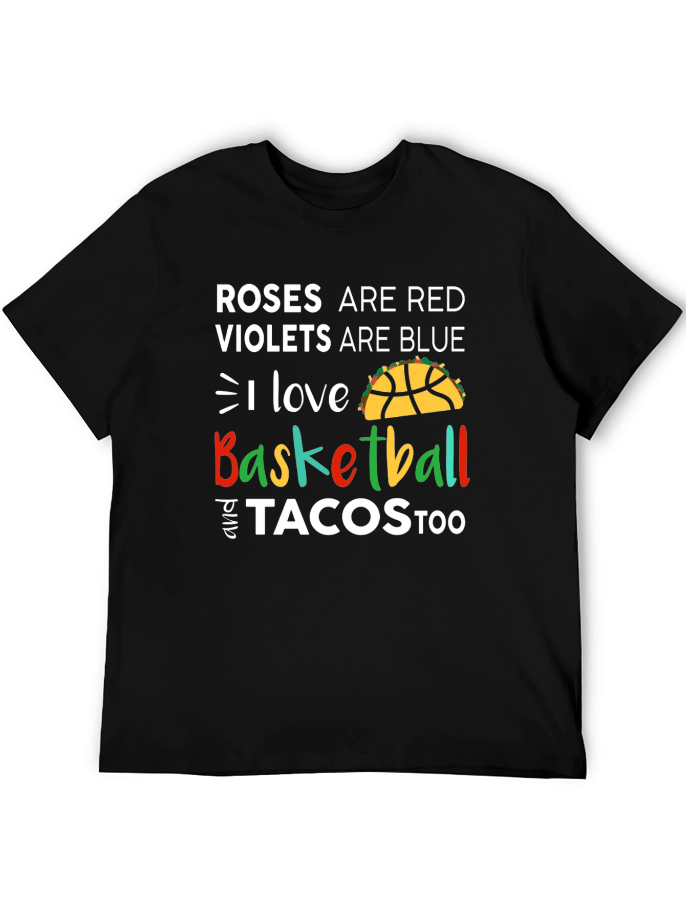Basketball and Tacos Graphic Tee