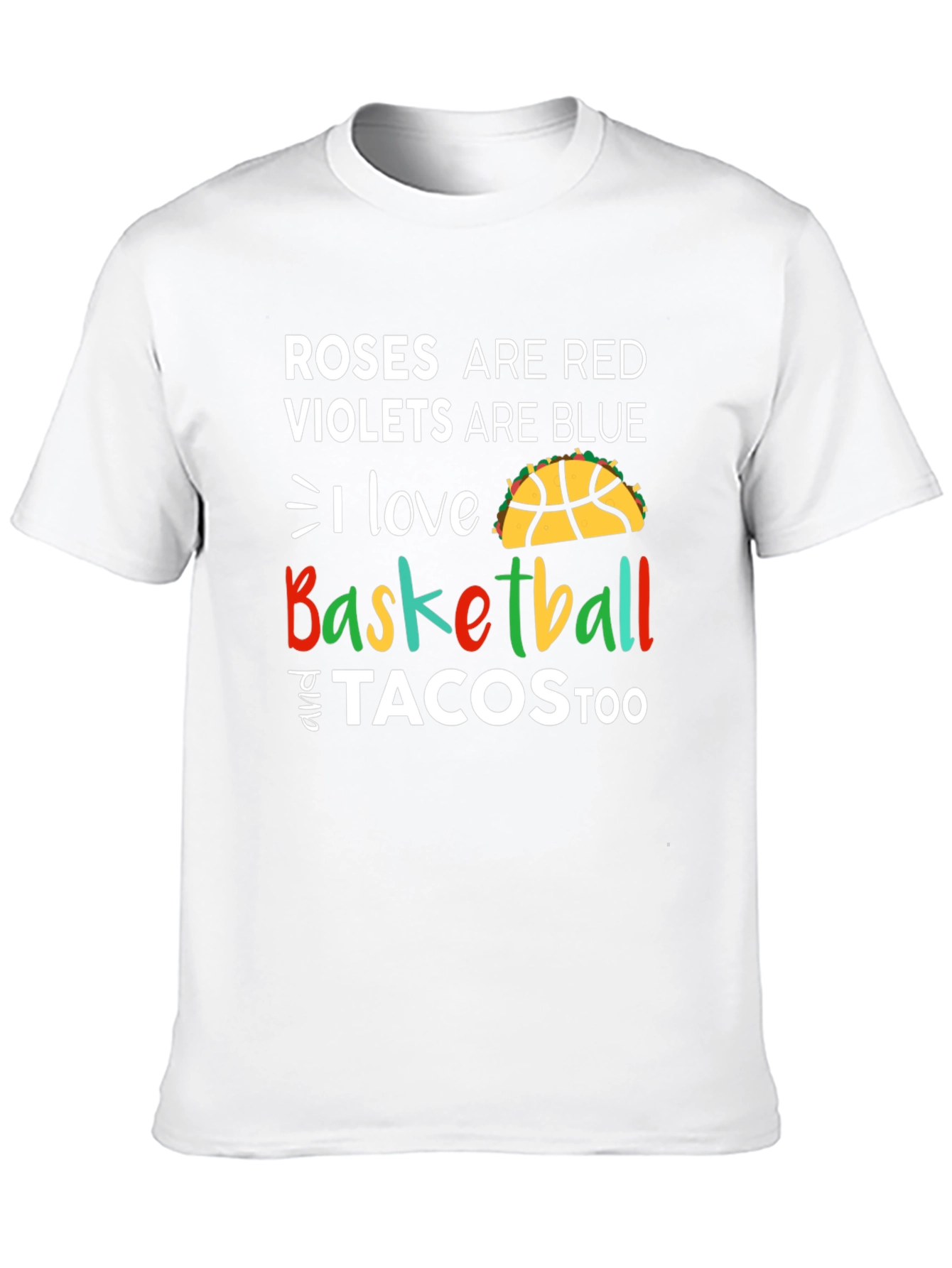Basketball and Tacos Graphic Tee