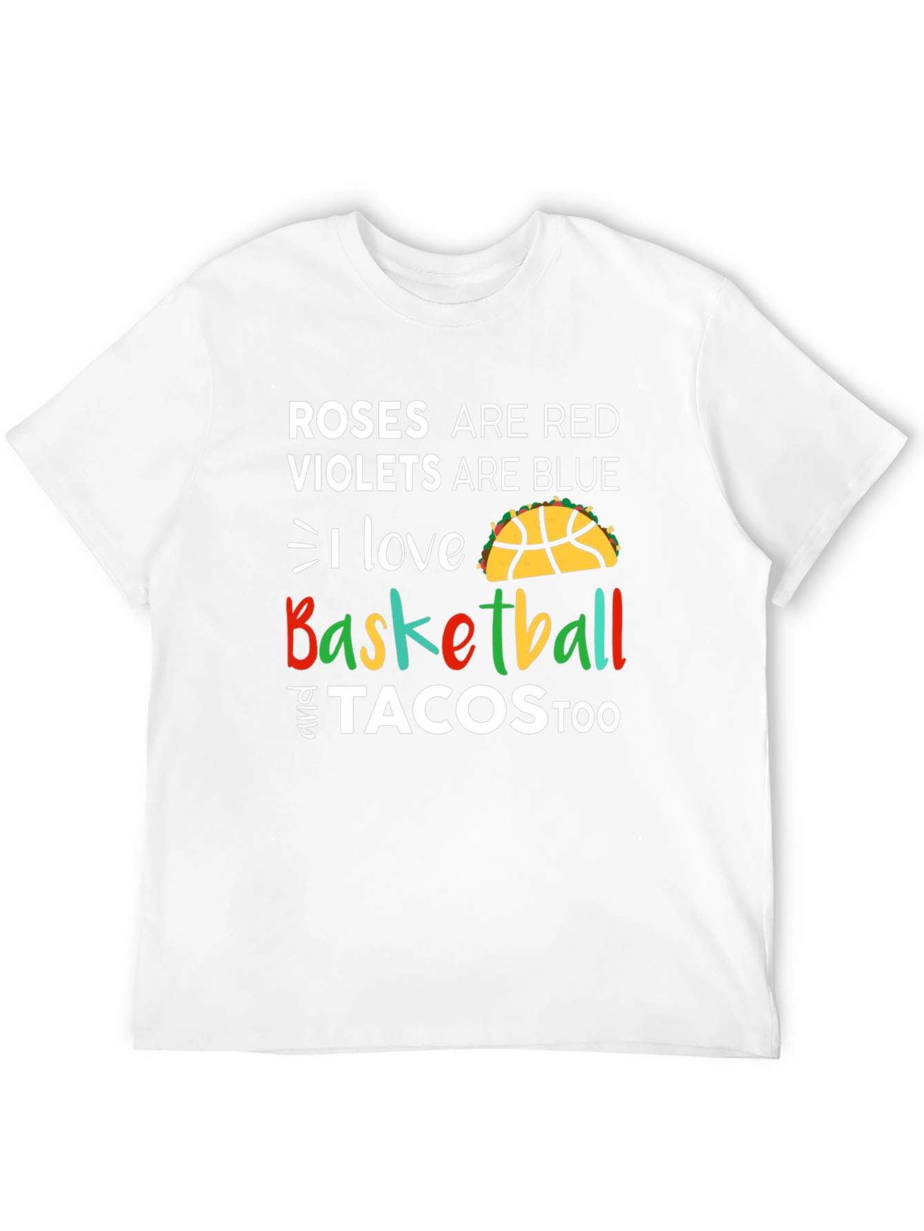 Basketball and Tacos Graphic Tee