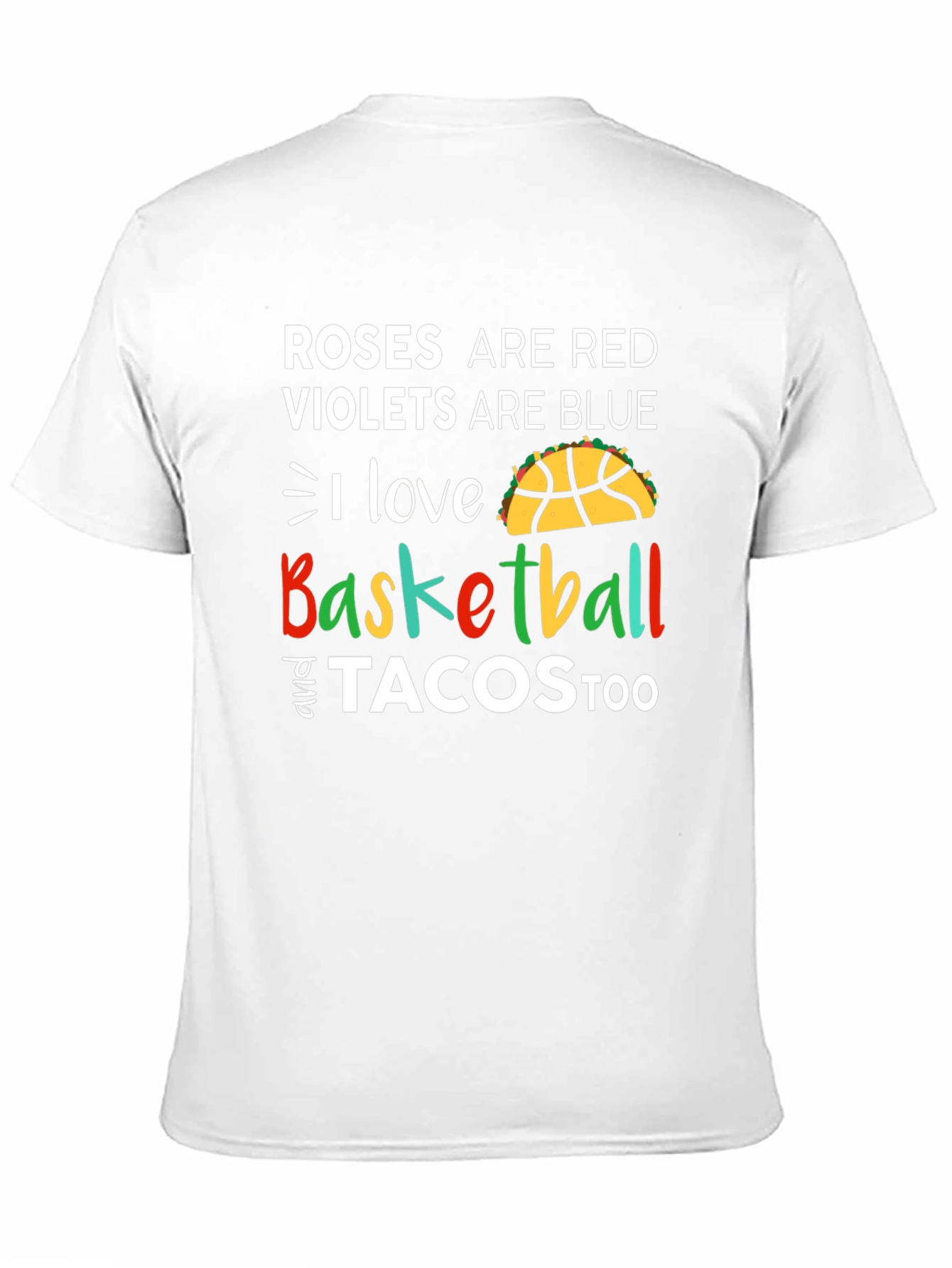 Basketball and Tacos Graphic Tee