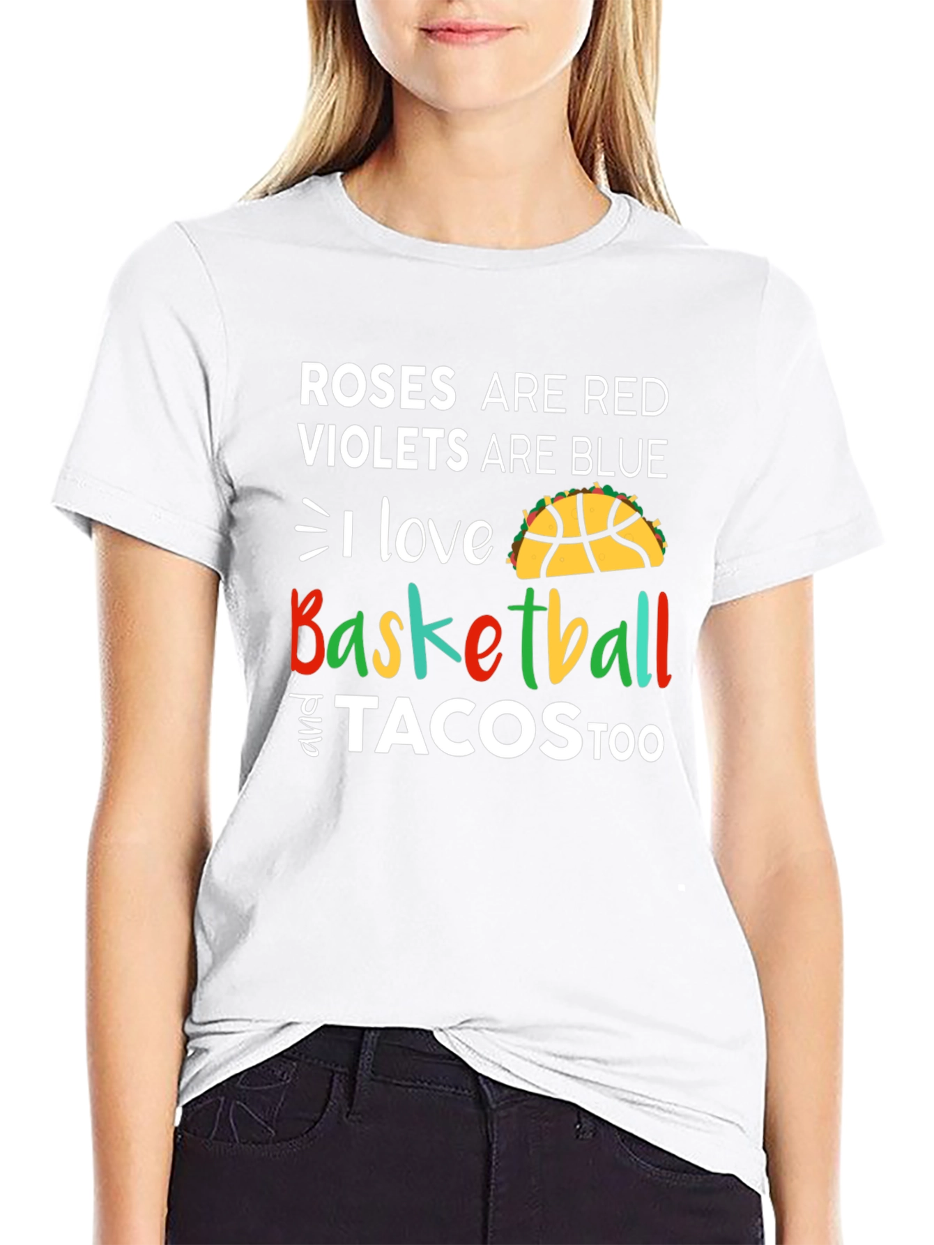 Basketball and Tacos Graphic Tee
