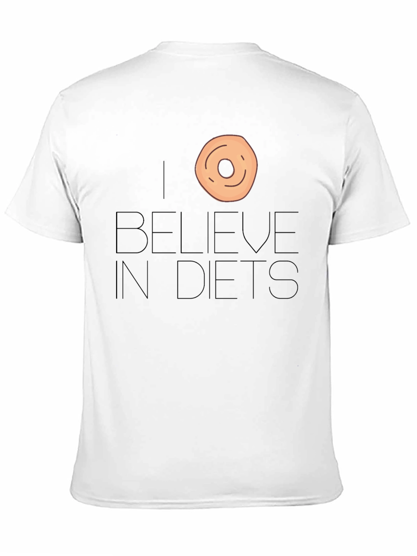 I Donut Believe in Diets Funny T-Shirt