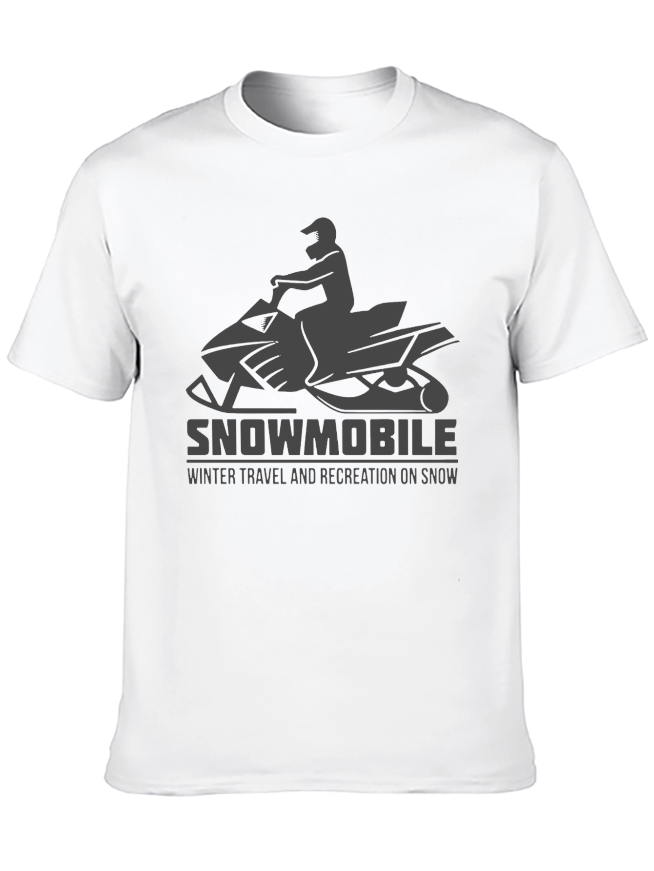 Snowmobile T-Shirt: Winter Adventure Apparel