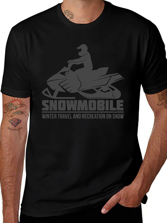 Snowmobile T-Shirt: Winter Adventure Apparel