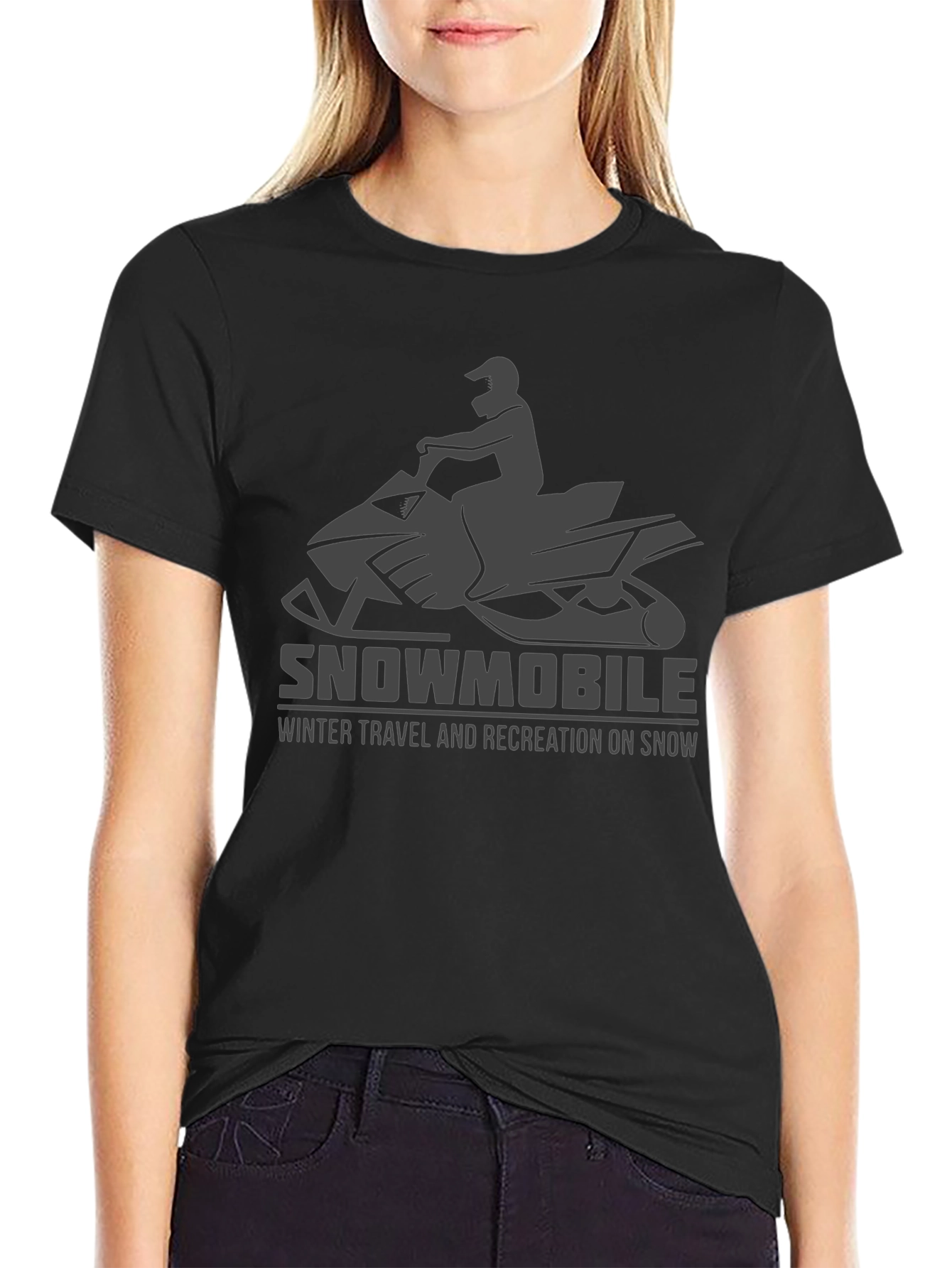 Snowmobile T-Shirt: Winter Adventure Apparel