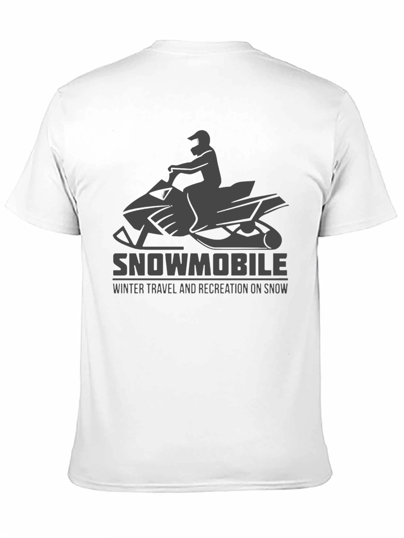 Snowmobile T-Shirt: Winter Adventure Apparel