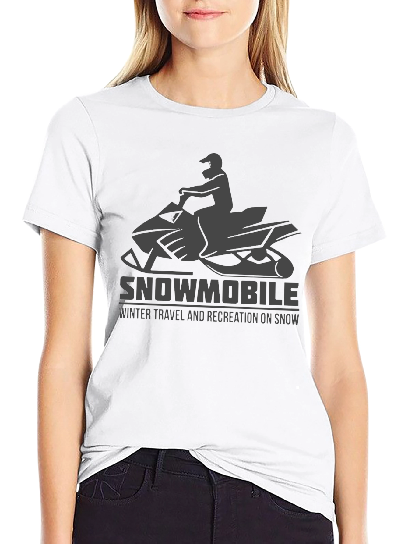 Snowmobile T-Shirt: Winter Adventure Apparel
