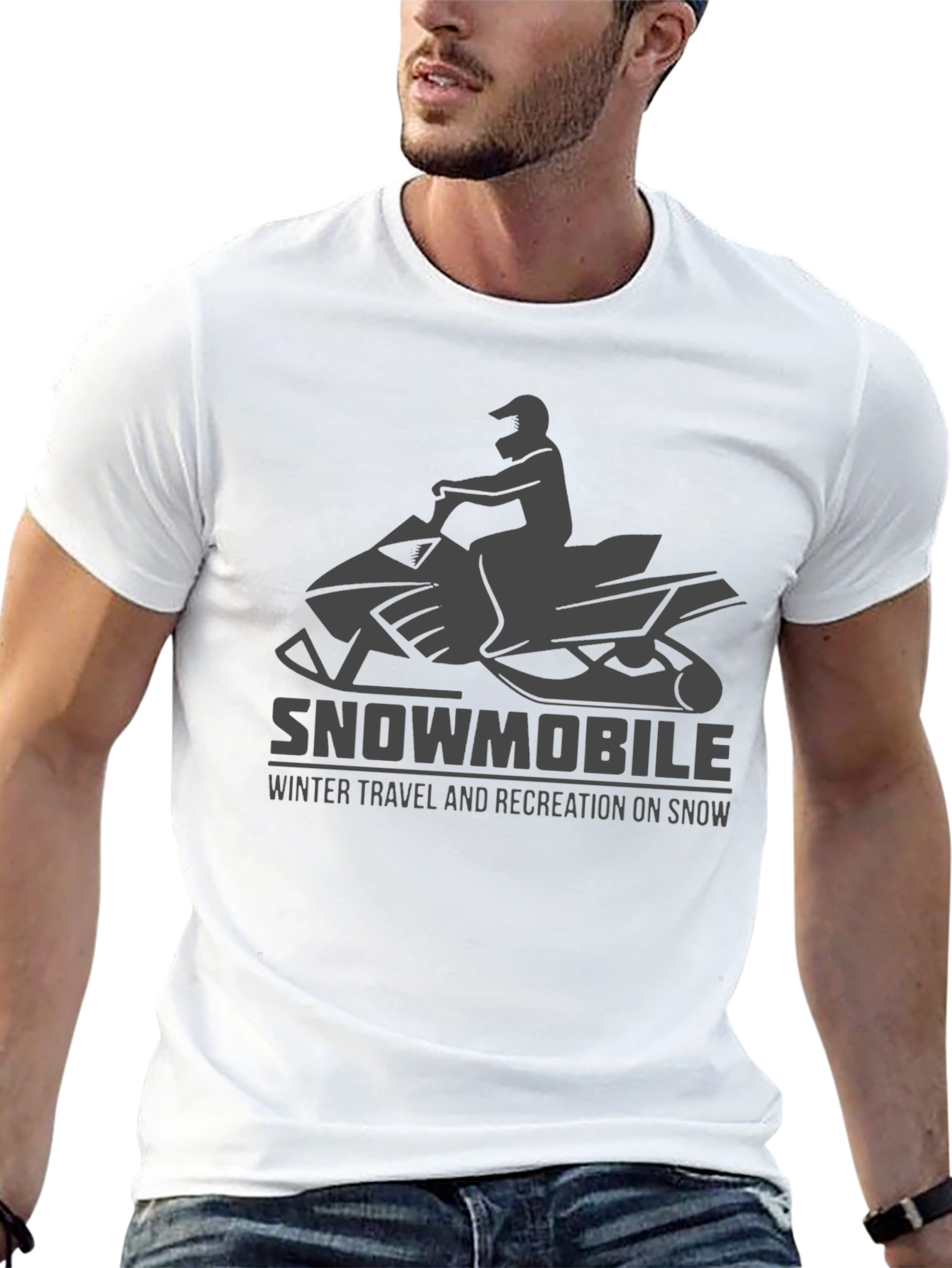 Snowmobile T-Shirt: Winter Adventure Apparel