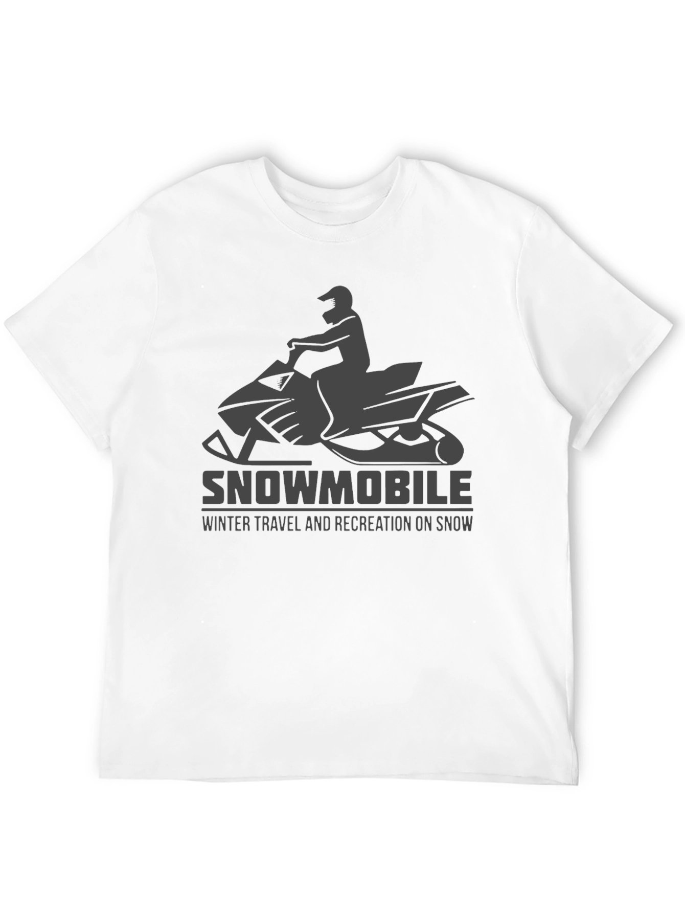 Snowmobile T-Shirt: Winter Adventure Apparel