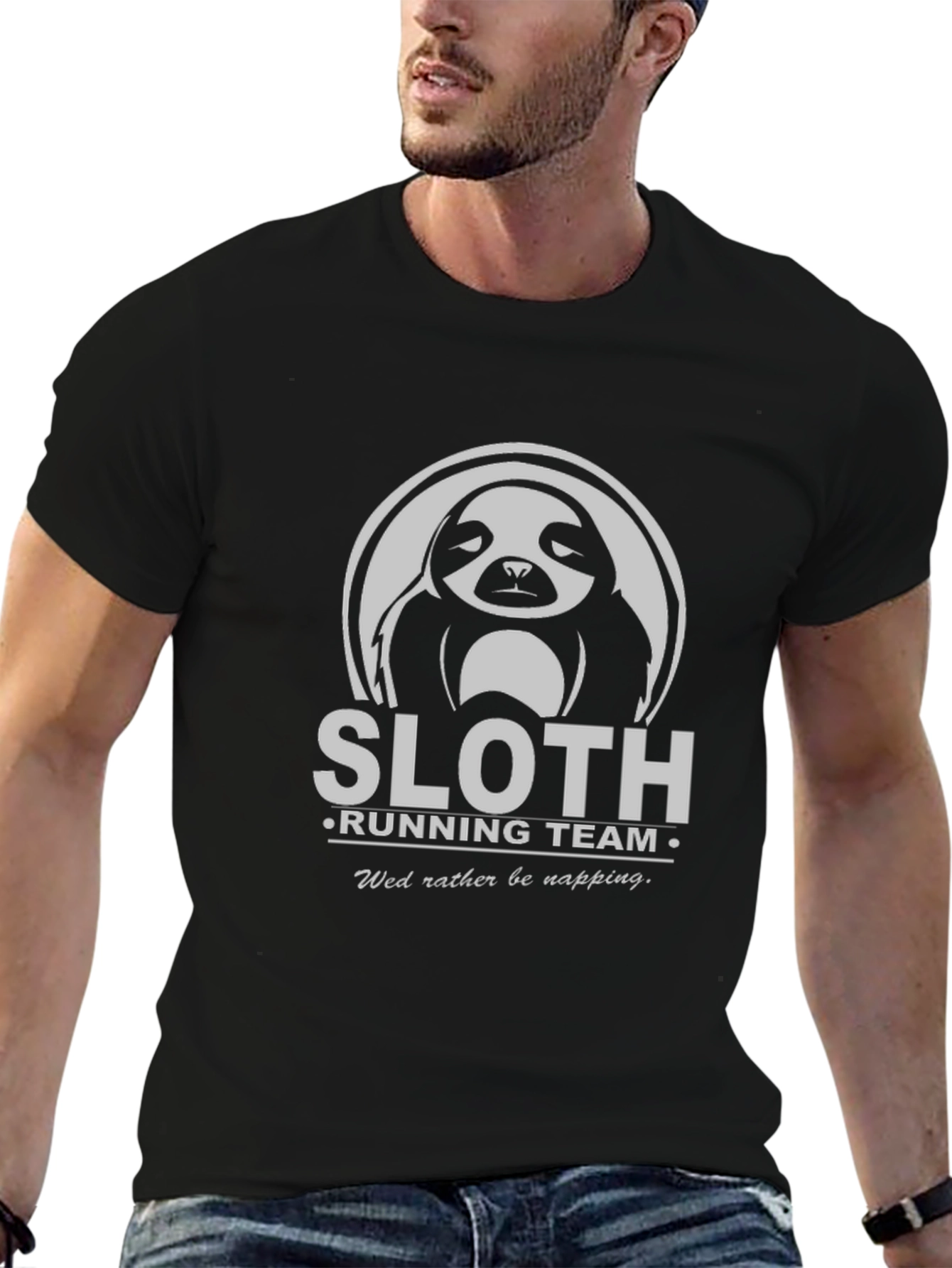 Sloth Running Team Graphic T-Shirt