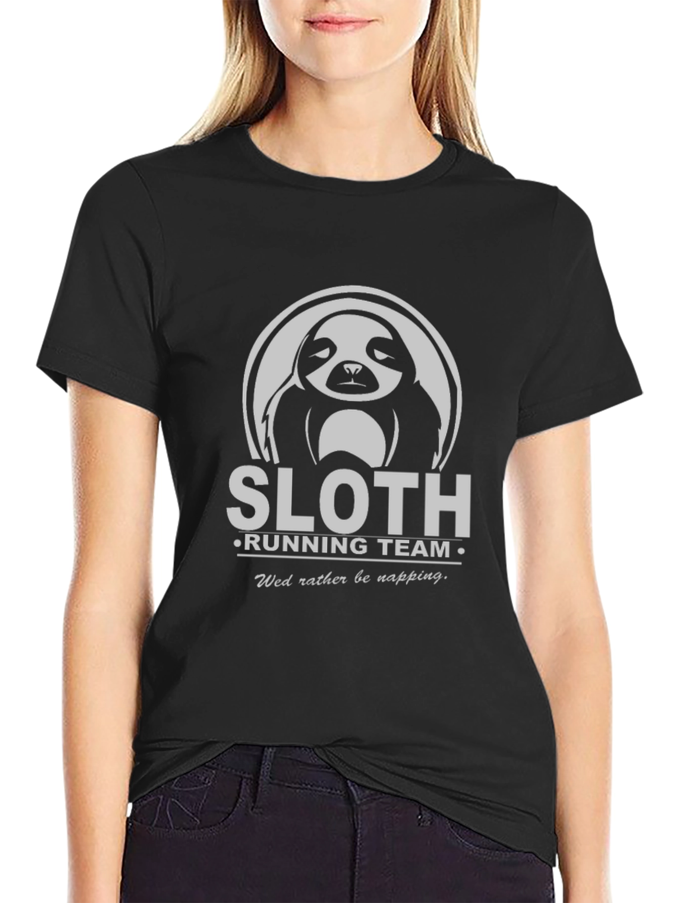 Sloth Running Team Graphic T-Shirt