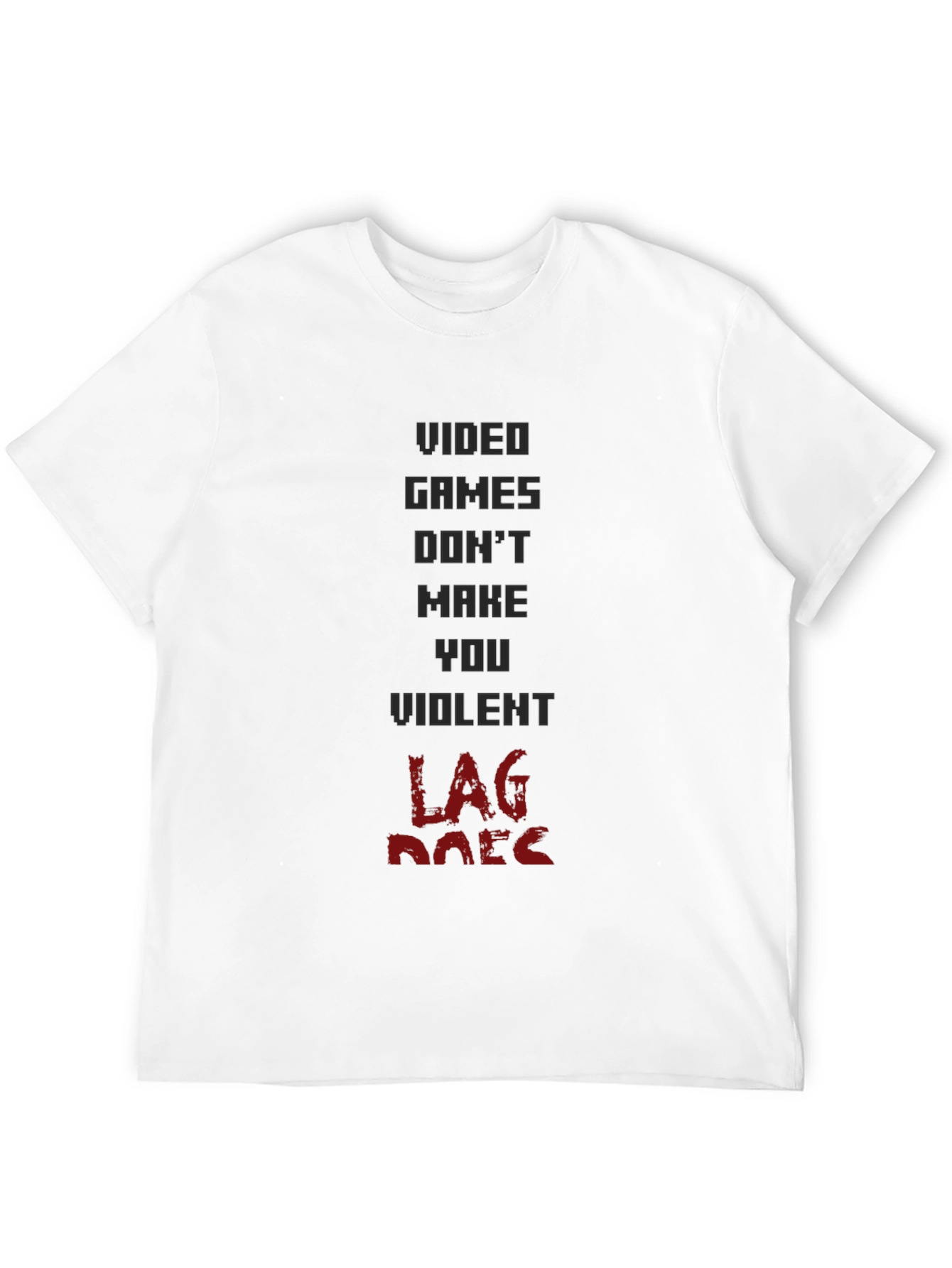 Video Game Lag Humor Graphic T-Shirt