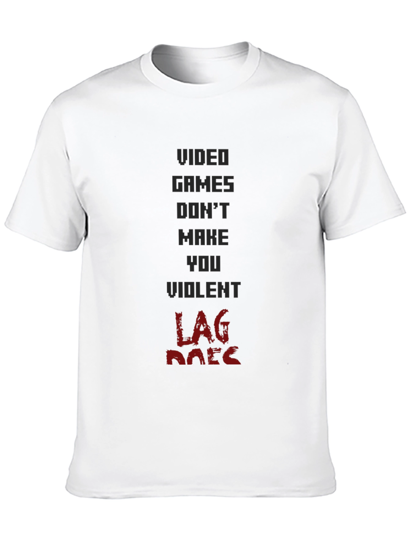 Video Game Lag Humor Graphic T-Shirt