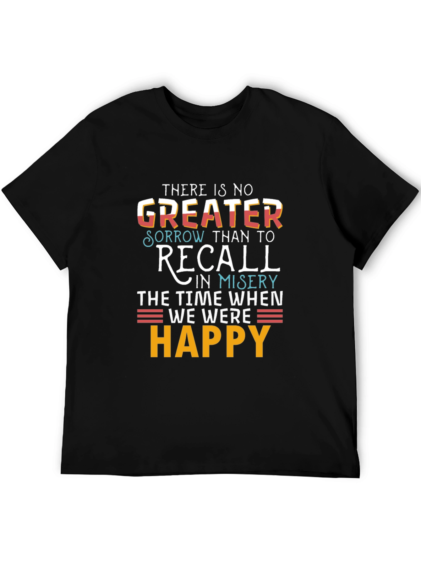 Motivational T-Shirt: Recall Happy Times