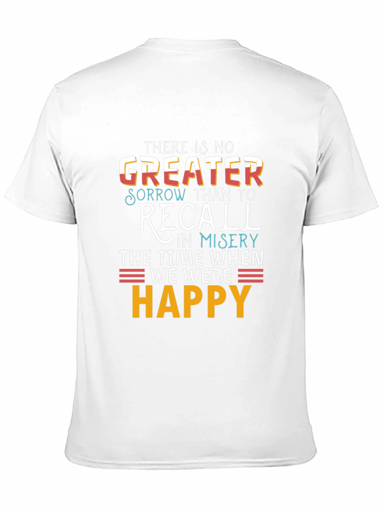 Motivational T-Shirt: Recall Happy Times