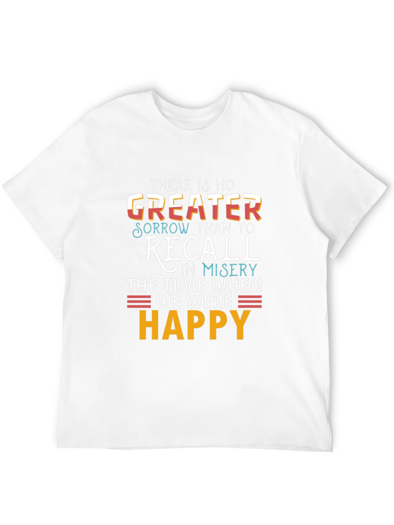 Motivational T-Shirt: Recall Happy Times