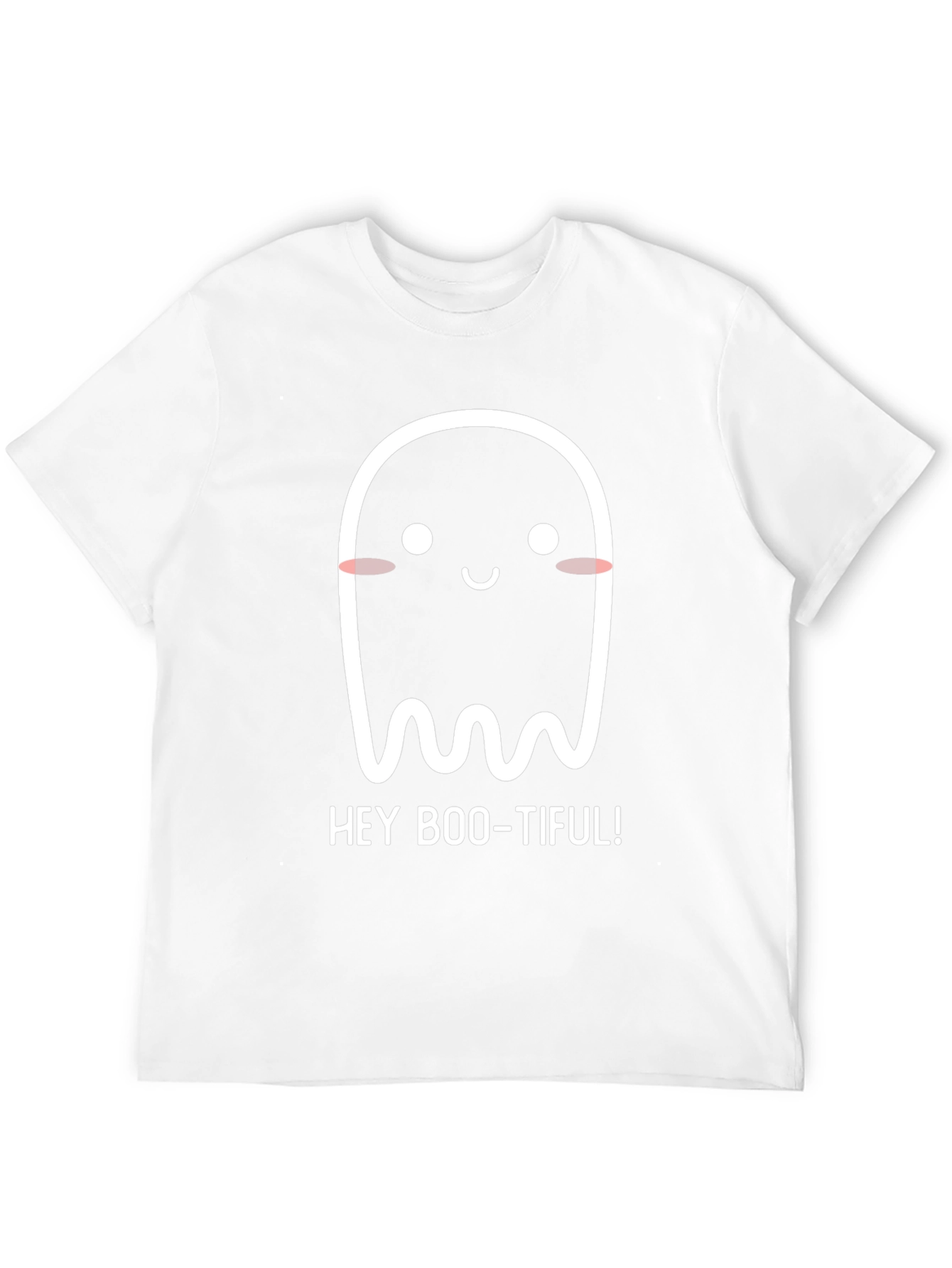 Hey Boo-Tiful Ghost Graphic T-Shirt