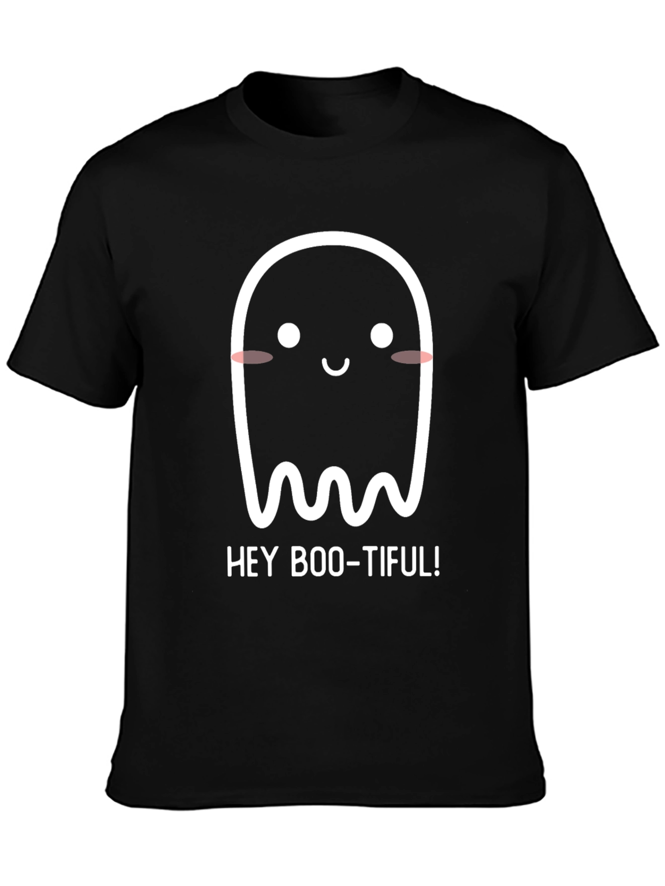 Hey Boo-Tiful Ghost Graphic T-Shirt