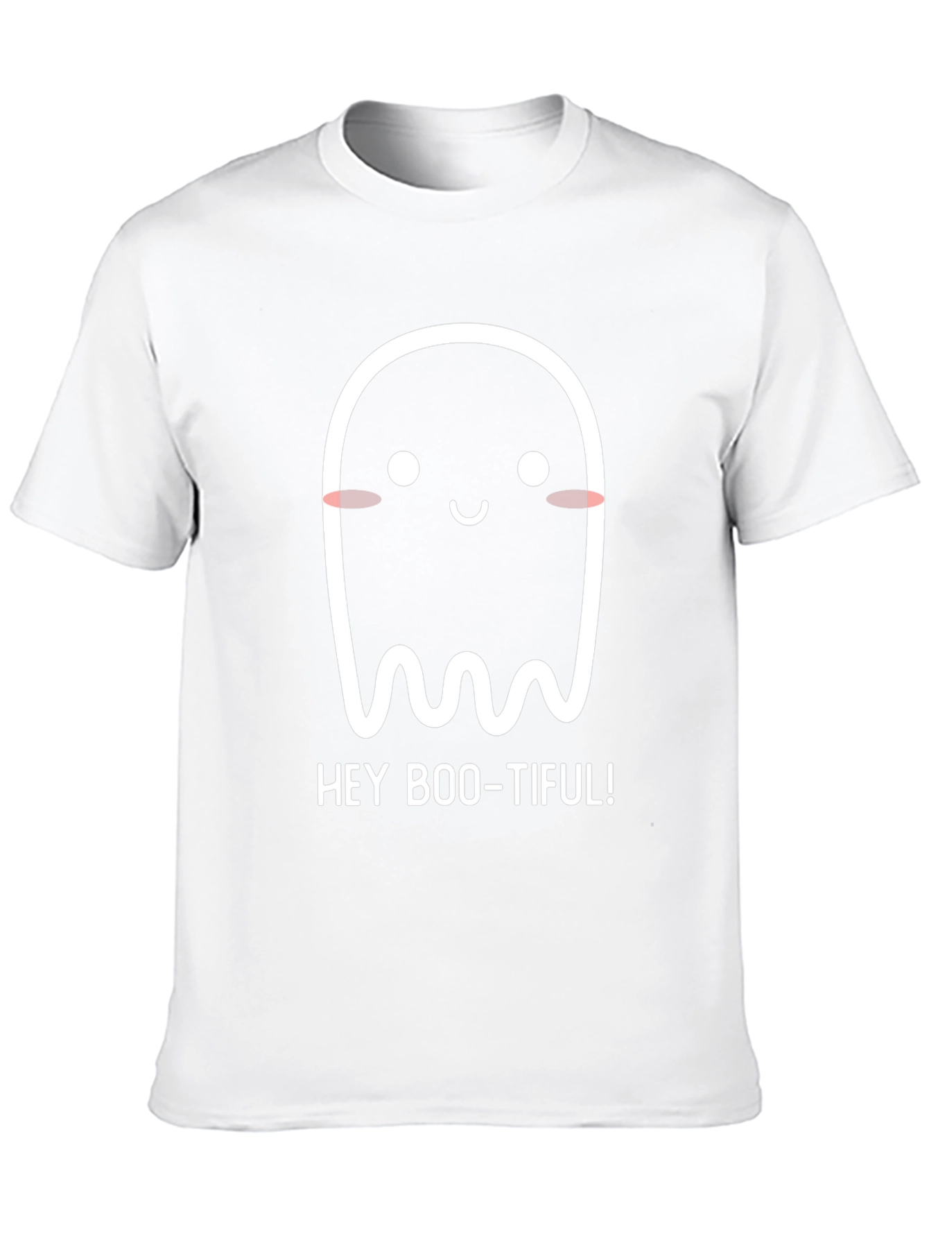 Hey Boo-Tiful Ghost Graphic T-Shirt