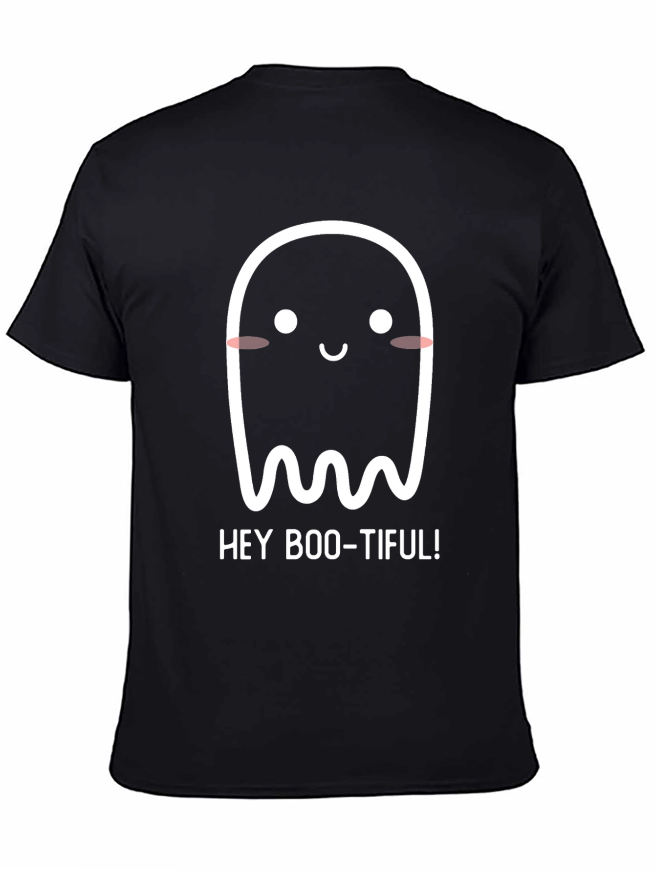 Hey Boo-Tiful Ghost Graphic T-Shirt
