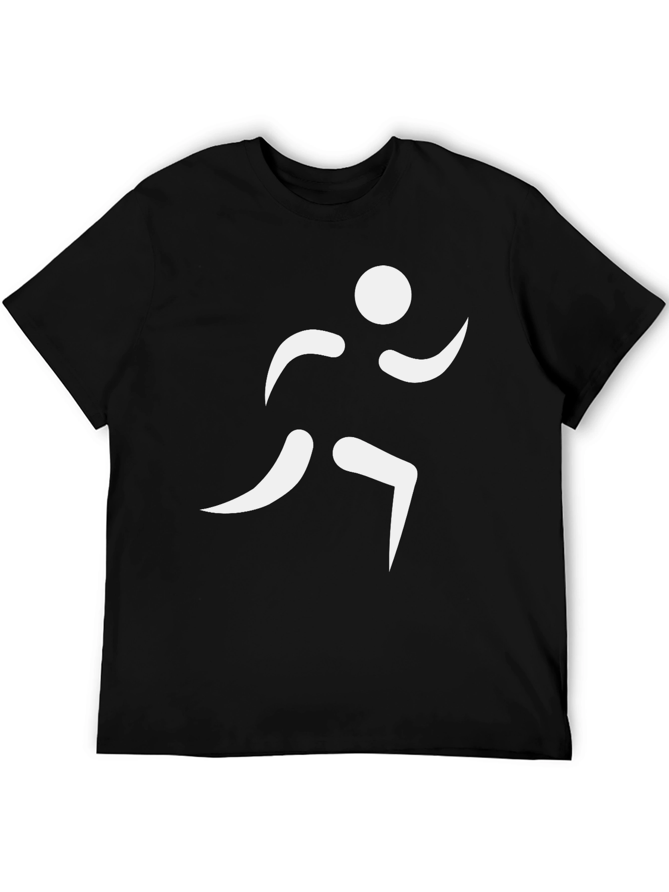 Runner Graphic Black T-Shirt