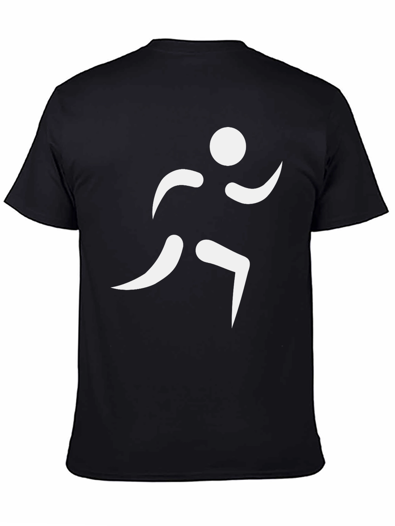 Runner Graphic Black T-Shirt