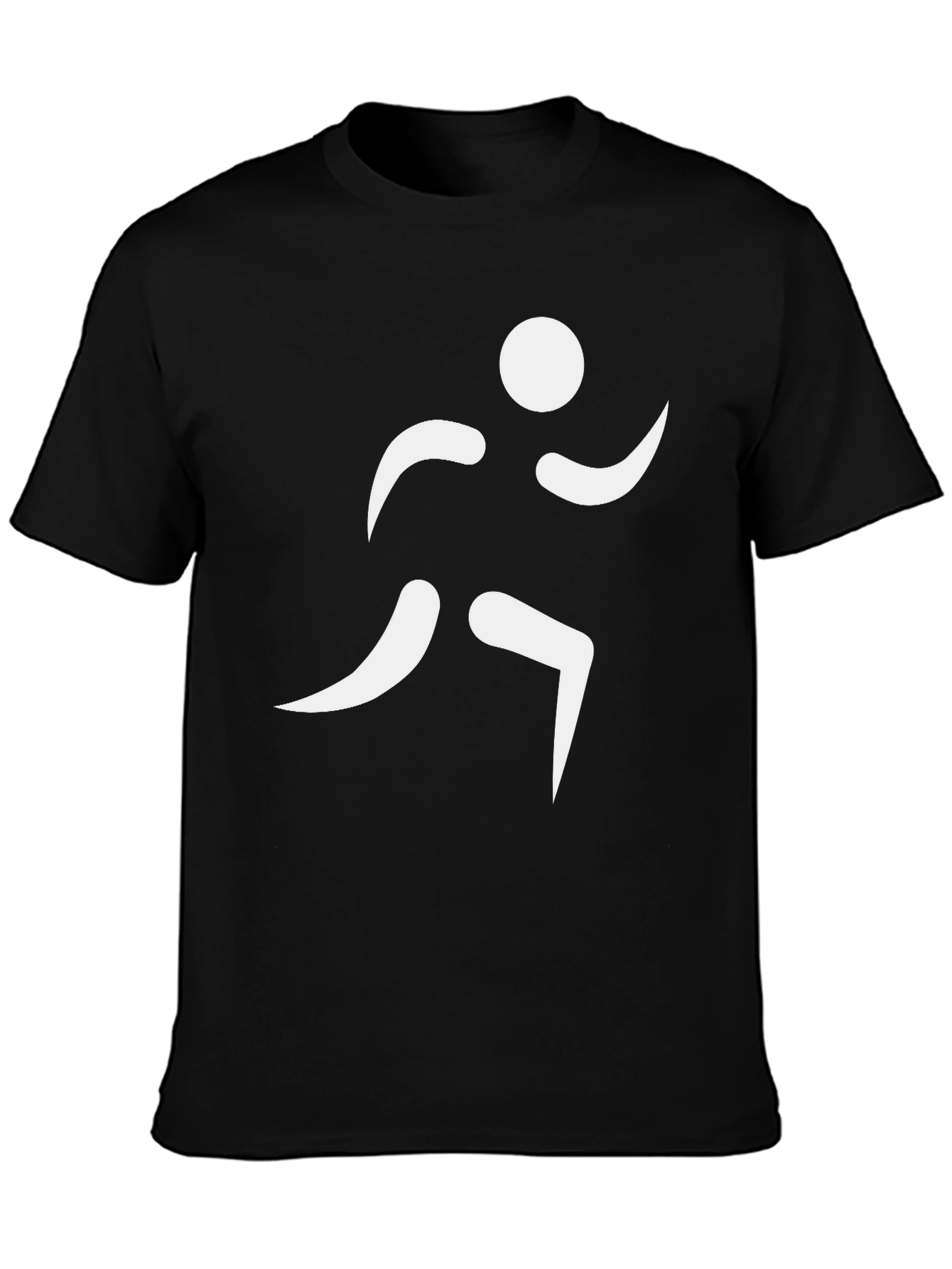 Runner Graphic Black T-Shirt