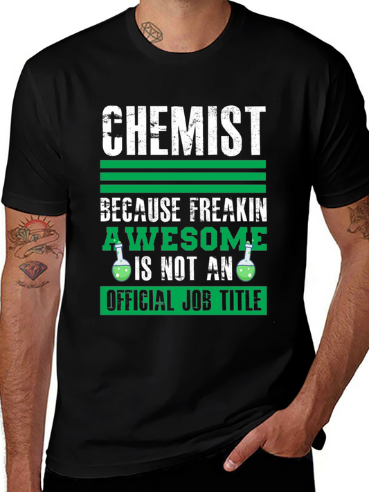 Chemist Awesome Job Title T-Shirt
