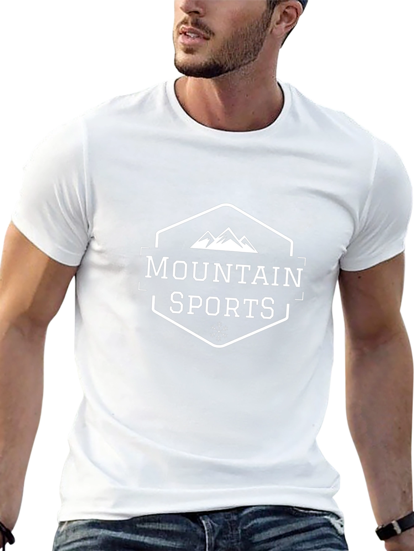 Mountain Sports Graphic Tee - Black