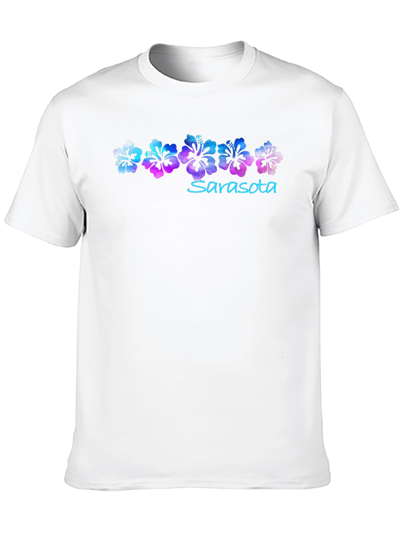 Sarasota Floral Black Graphic T-Shirt