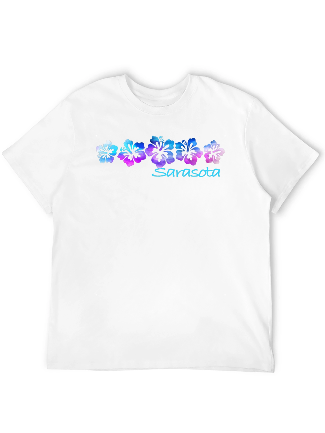 Sarasota Floral Black Graphic T-Shirt