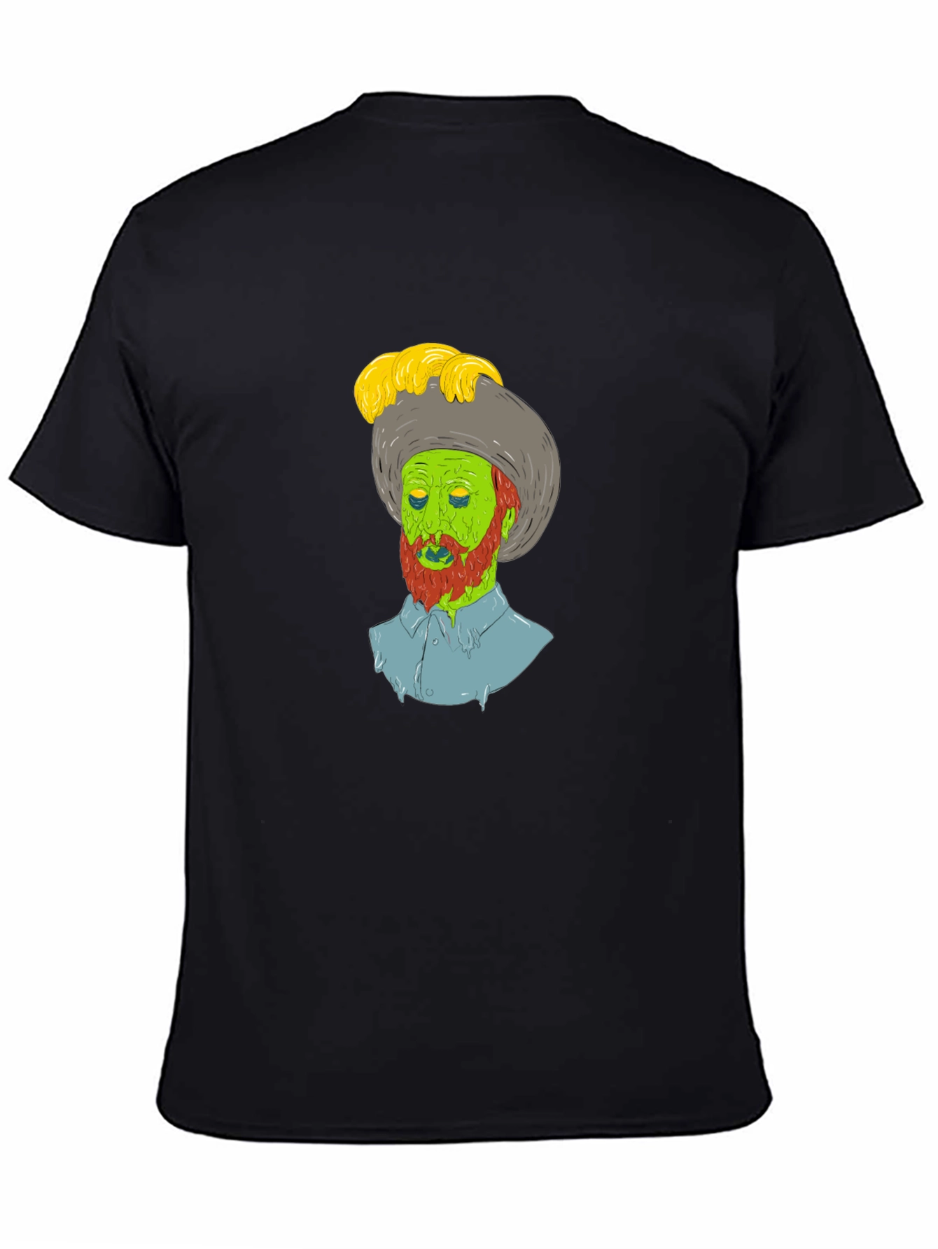 Zombie Cowboy Graphic Tee - Unique Design