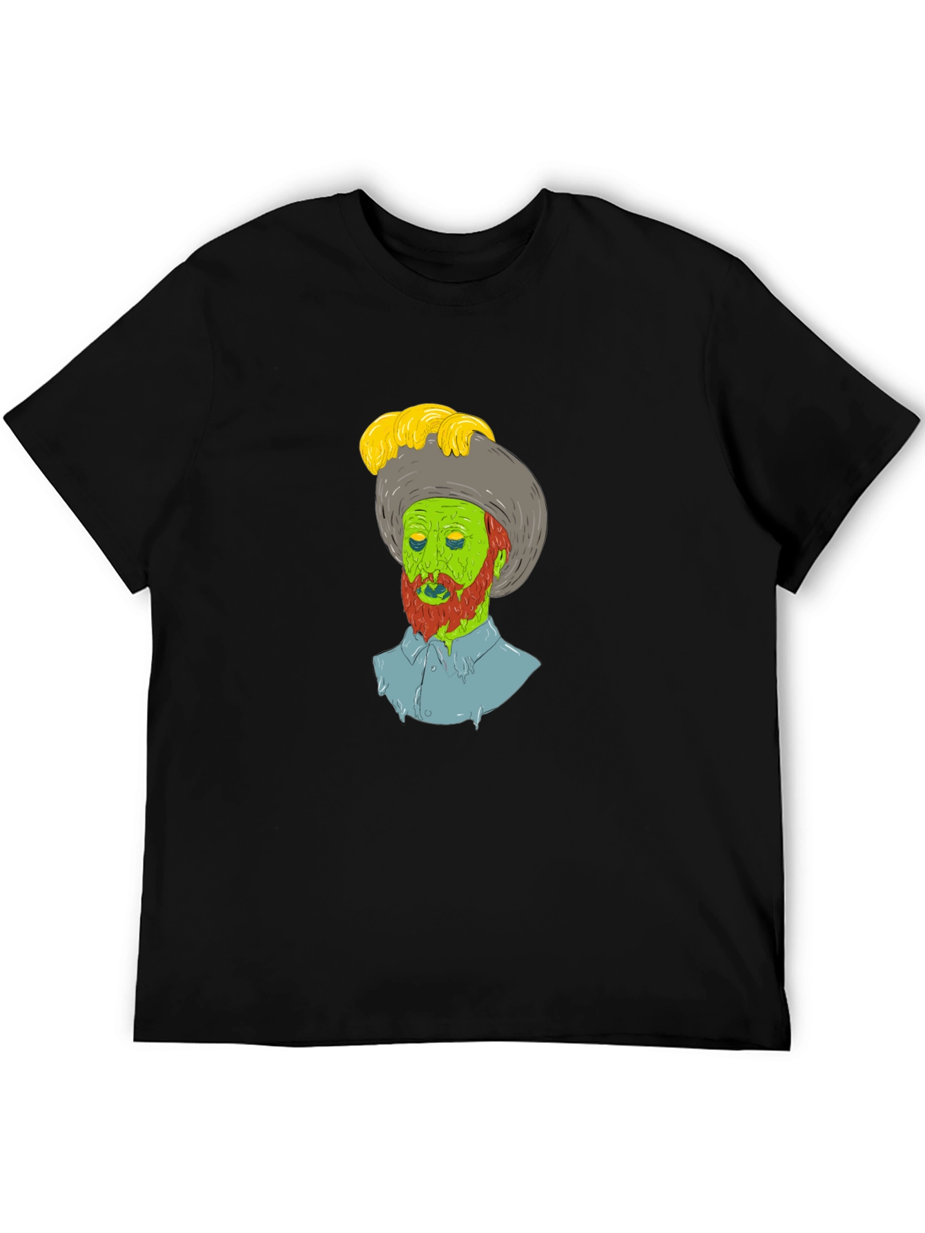Zombie Cowboy Graphic Tee - Unique Design