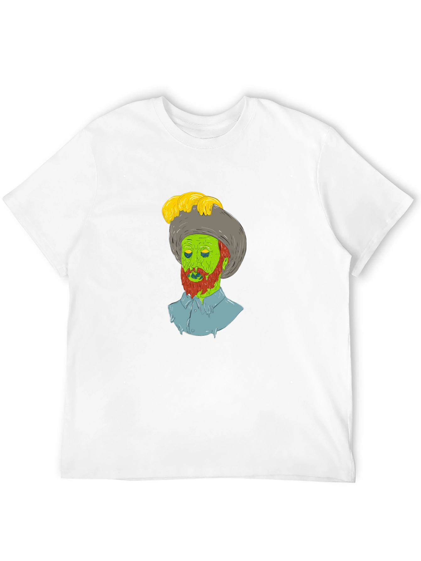 Zombie Cowboy Graphic Tee - Unique Design