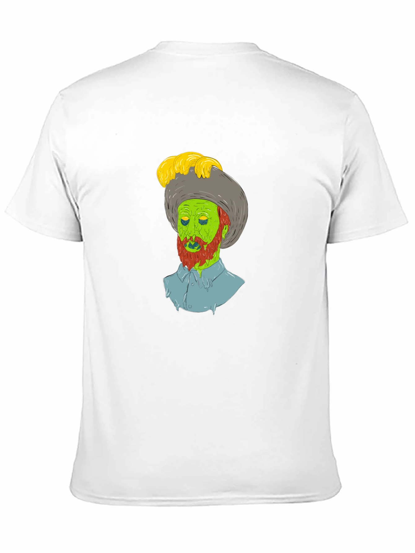 Zombie Cowboy Graphic Tee - Unique Design