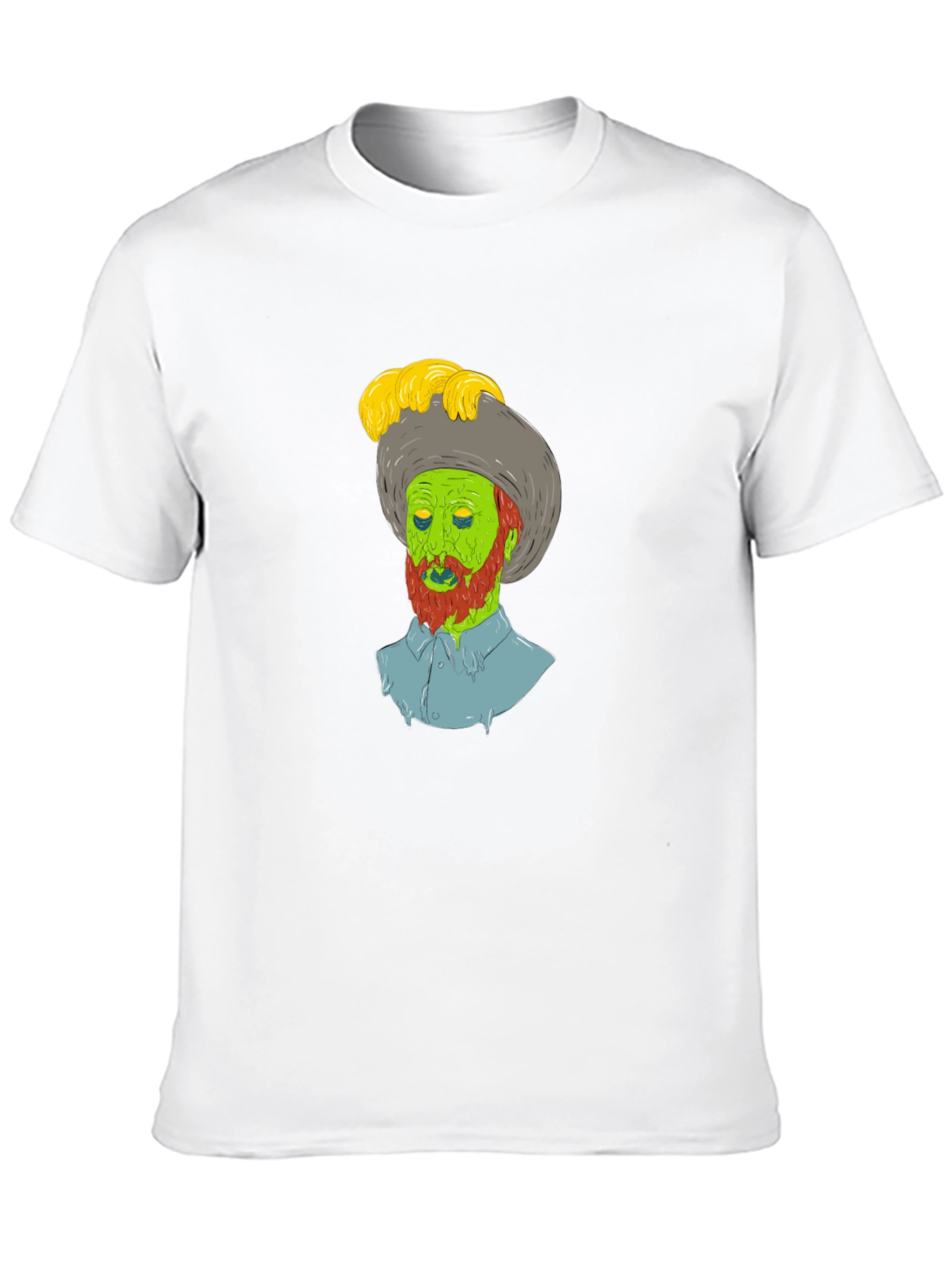 Zombie Cowboy Graphic Tee - Unique Design