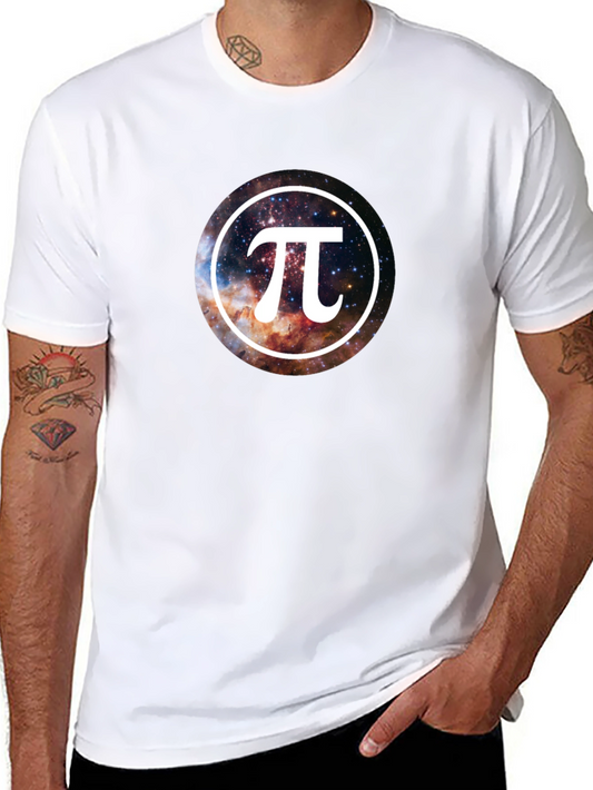 Galaxy Pi Symbol T-Shirt - Black