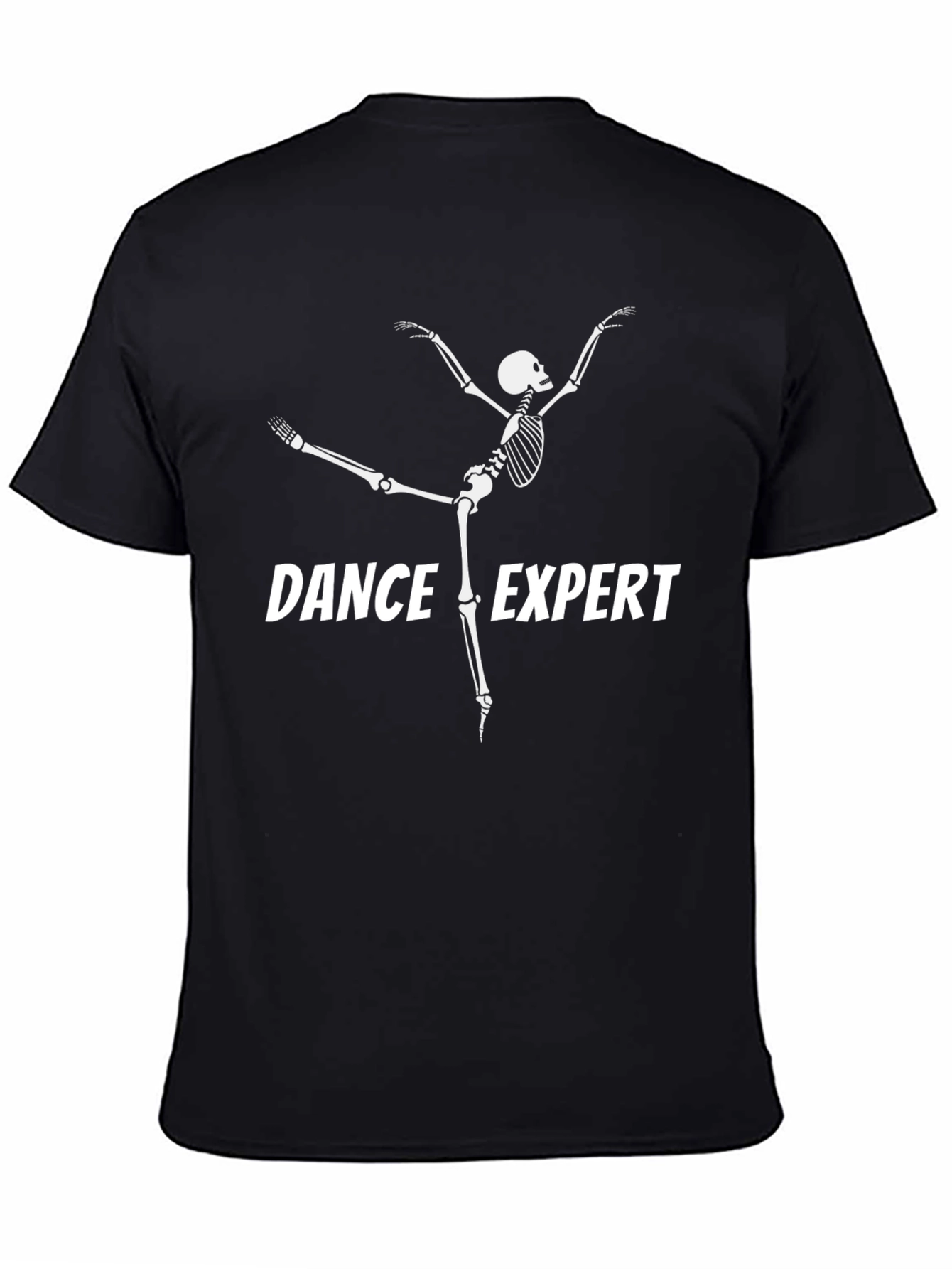 Dance Expert Skeleton Graphic Tee - Black